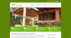 Desktop Screenshot of pergolasvalencia.com